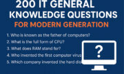 💻 নতুন আইটি বিষয় – বর্তমান প্রজন্মের জন্য ২০০টি সাধারণ জ্ঞান